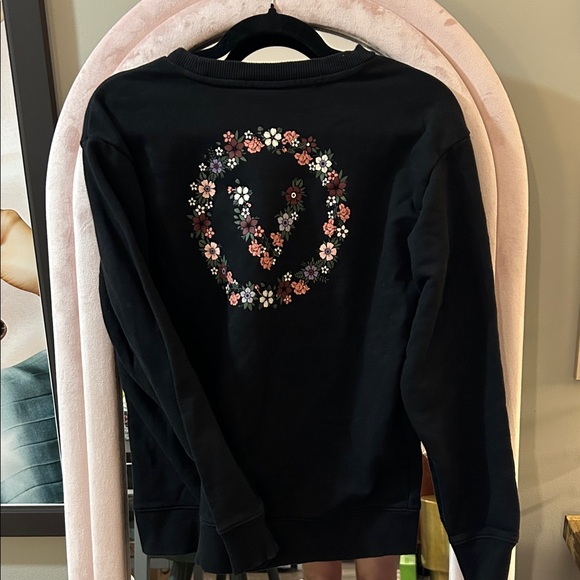 Vans Women's Black Crewneck Sweater - Picture 2 of 2